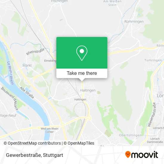 Карта Gewerbestraße