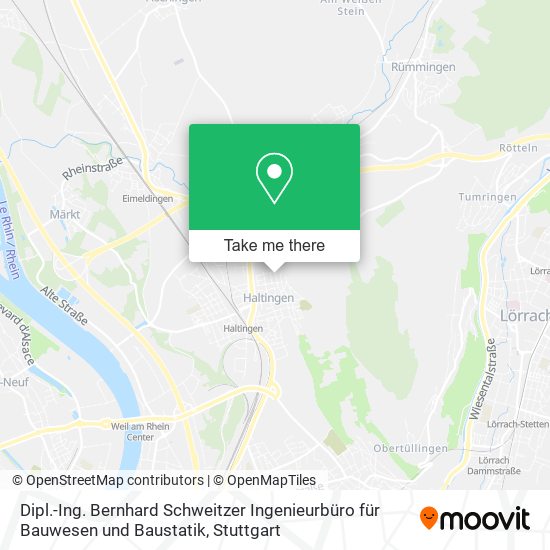 Dipl.-Ing. Bernhard Schweitzer Ingenieurbüro für Bauwesen und Baustatik map