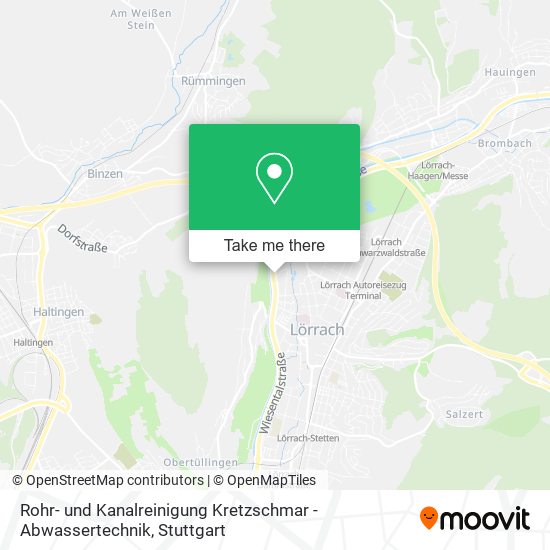 Rohr- und Kanalreinigung Kretzschmar - Abwassertechnik map