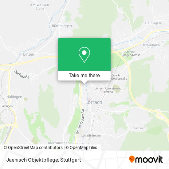 Карта Jaenisch Objektpflege