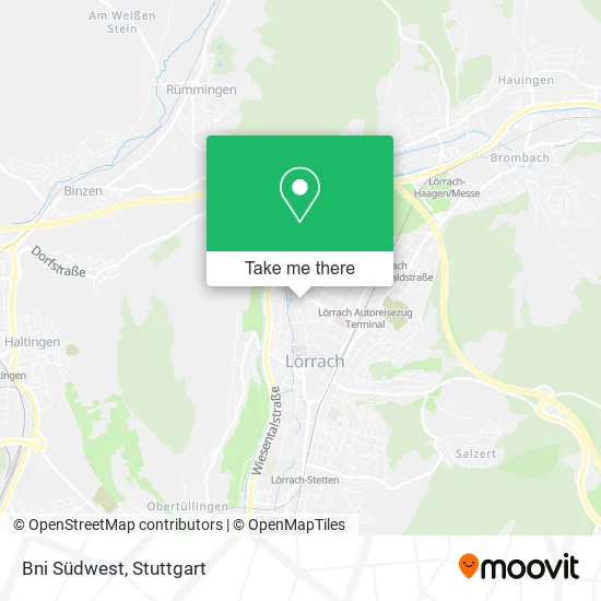 Карта Bni Südwest