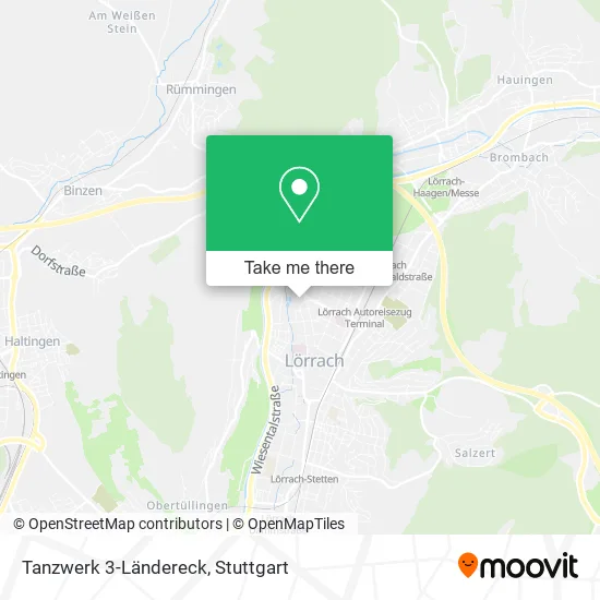 Карта Tanzwerk 3-Ländereck