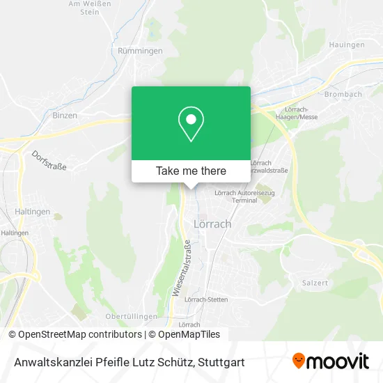 Карта Anwaltskanzlei Pfeifle Lutz Schütz