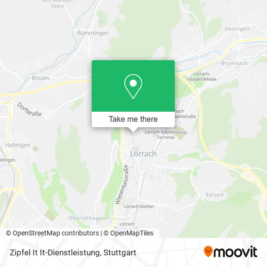 Карта Zipfel It It-Dienstleistung