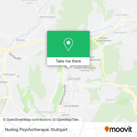 Nuding Psychotherapie map