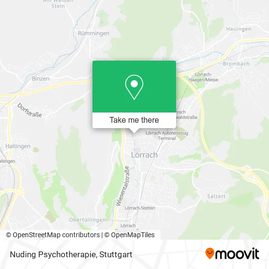 Карта Nuding Psychotherapie