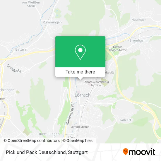 Карта Pick und Pack Deutschland