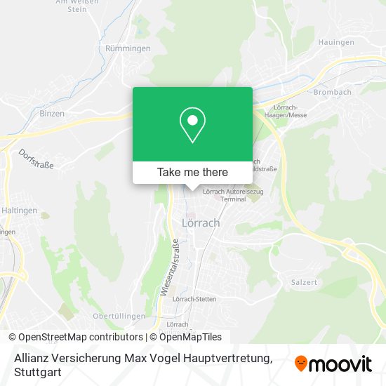 Allianz Versicherung Max Vogel Hauptvertretung map
