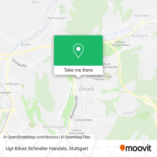 Ugt-Bikes Schindler Handels map