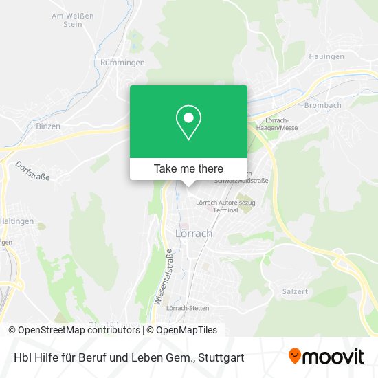 Hbl Hilfe für Beruf und Leben Gem. map