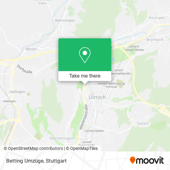Карта Betting Umzüge