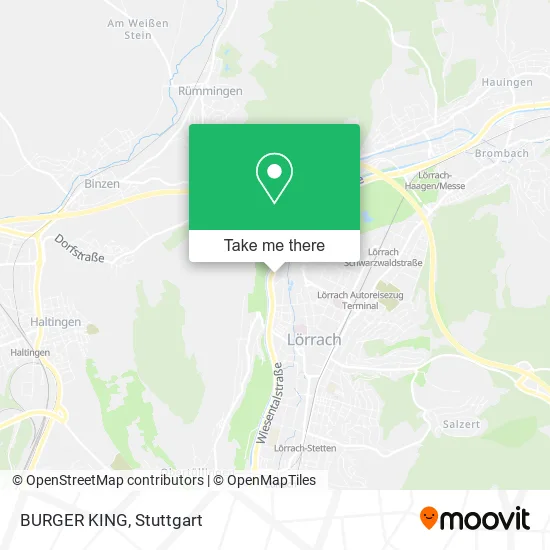 Карта BURGER KING