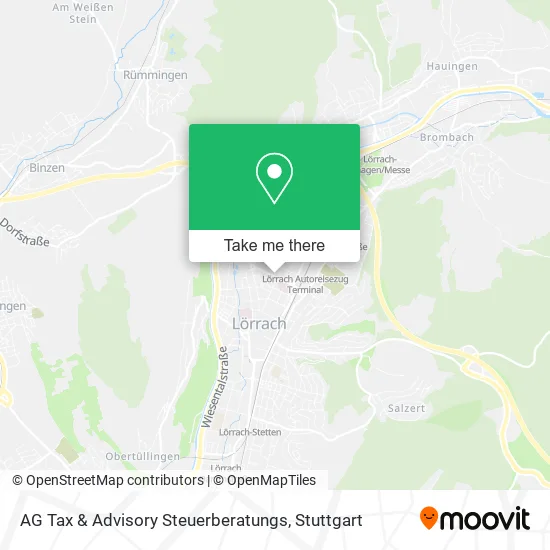 Карта AG Tax & Advisory Steuerberatungs