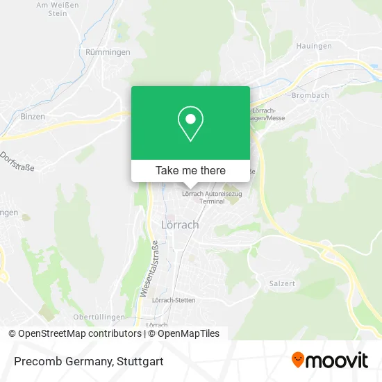 Карта Precomb Germany