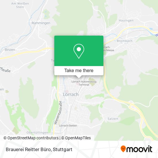 Brauerei Reitter Büro map