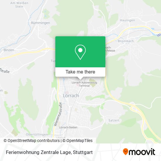 Ferienwohnung Zentrale Lage map