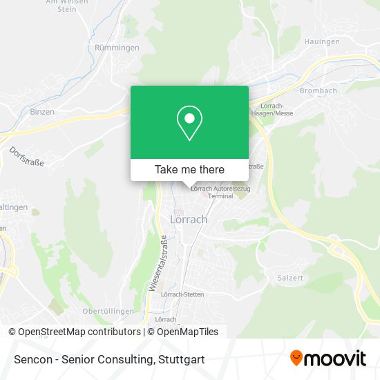 Sencon - Senior Consulting map