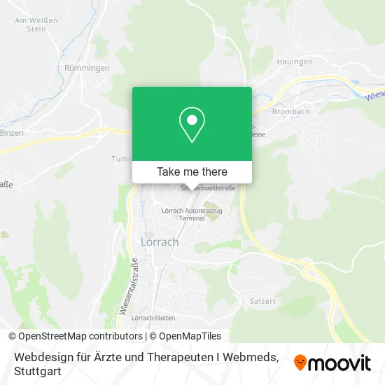 Карта Webdesign für Ärzte und Therapeuten I Webmeds