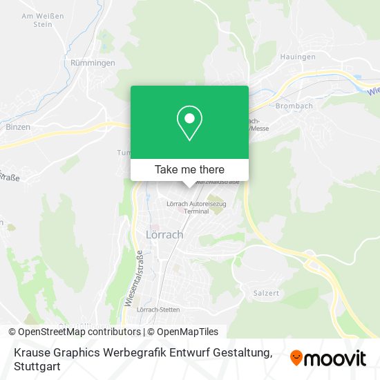 Krause Graphics Werbegrafik Entwurf Gestaltung map