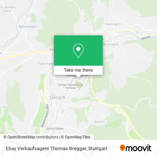 Карта Ebay Verkaufsagent Thomas Bregger