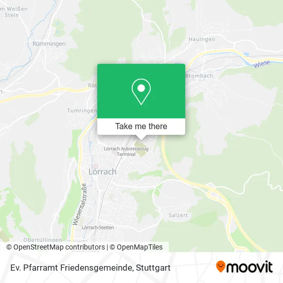 Карта Ev. Pfarramt Friedensgemeinde
