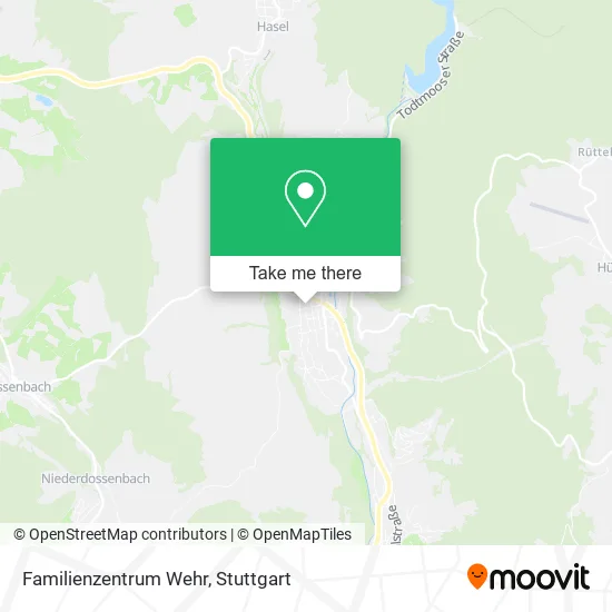 Карта Familienzentrum Wehr