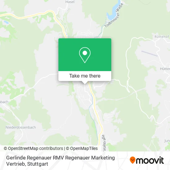 Карта Gerlinde Regenauer RMV Regenauer Marketing Vertrieb