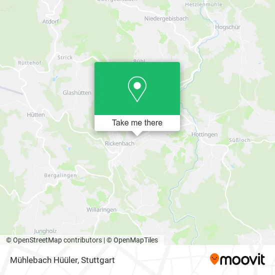 Карта Mühlebach Hüüler