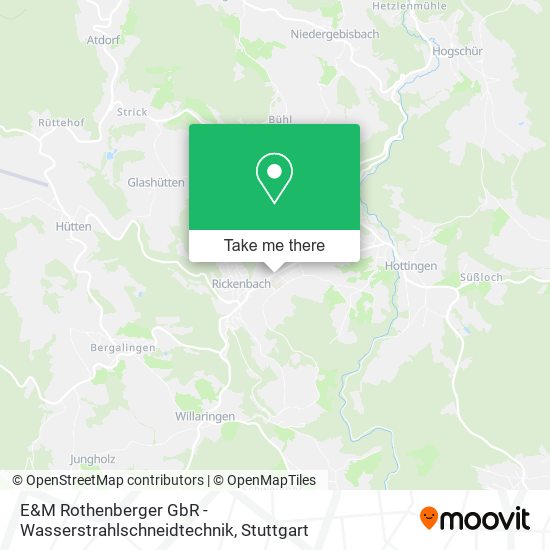 Карта E&M Rothenberger GbR - Wasserstrahlschneidtechnik