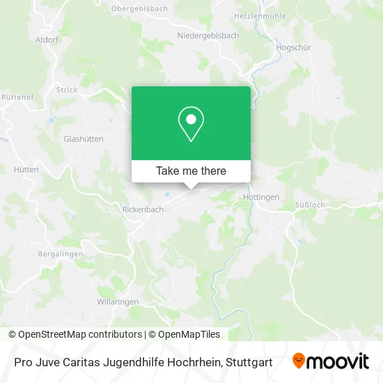 Карта Pro Juve Caritas Jugendhilfe Hochrhein