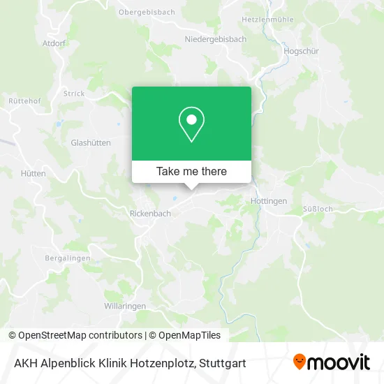 Карта AKH Alpenblick Klinik Hotzenplotz