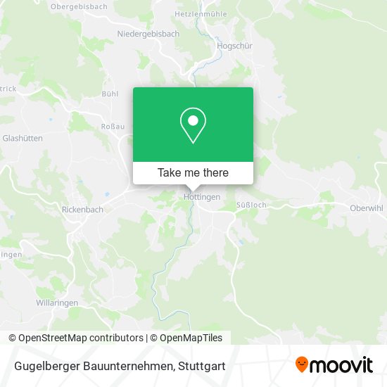 Gugelberger Bauunternehmen map