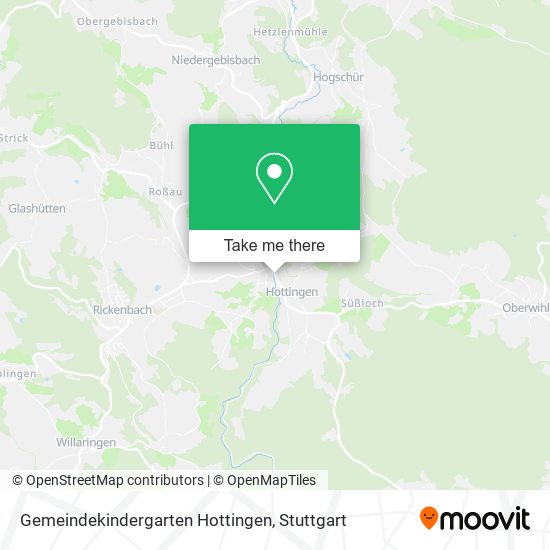 Gemeindekindergarten Hottingen map