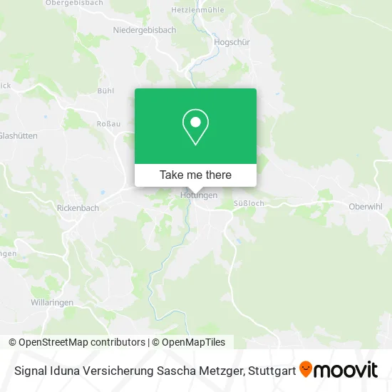 Карта Signal Iduna Versicherung Sascha Metzger