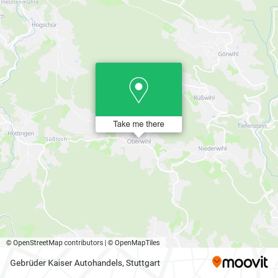 Gebrüder Kaiser Autohandels map