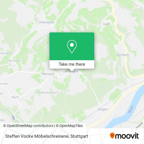 Steffen Vocke Möbelschreinerei map