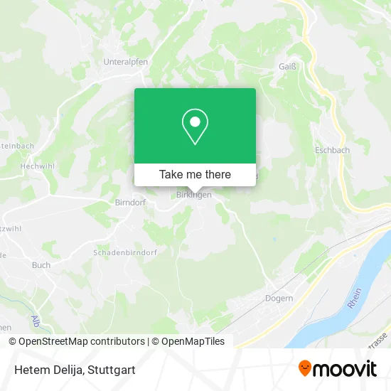 Карта Hetem Delija