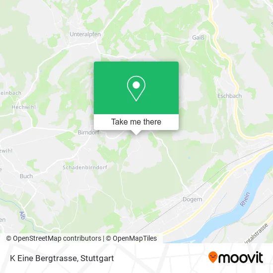 Карта K Eine Bergtrasse