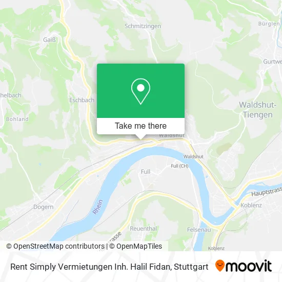 Карта Rent Simply Vermietungen Inh. Halil Fidan