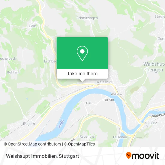 Карта Weishaupt Immobilien