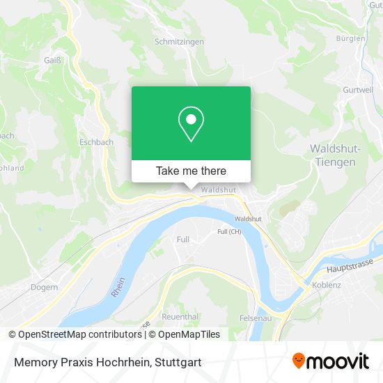 Memory Praxis Hochrhein map