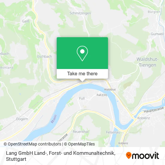 Карта Lang GmbH Land-, Forst- und Kommunaltechnik