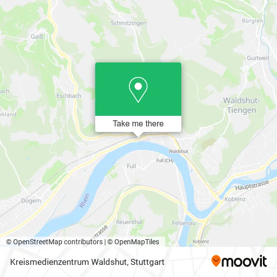 Карта Kreismedienzentrum Waldshut