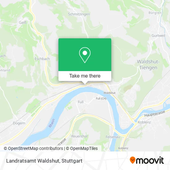 Карта Landratsamt Waldshut