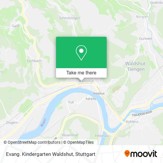 Evang. Kindergarten Waldshut map