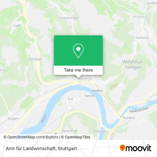 Карта Amt für Landwirtschaft