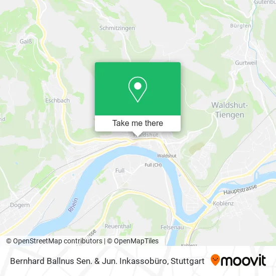 Карта Bernhard Ballnus Sen. & Jun. Inkassobüro