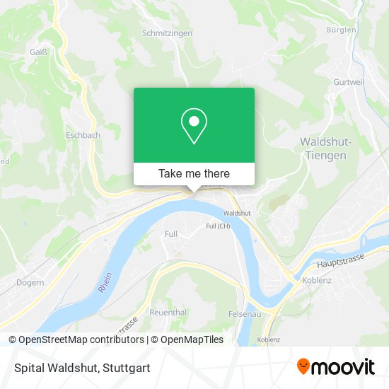 Spital Waldshut map