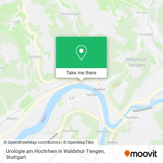 Карта Urologie am Hochrhein in Waldshut-Tiengen