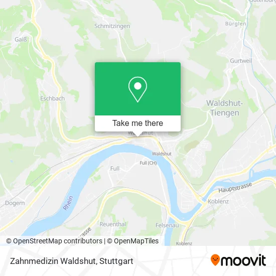 Карта Zahnmedizin Waldshut